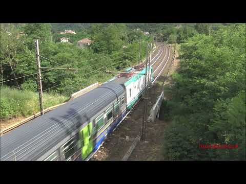 REGIONALE VELOCE IN TRANSITO A RIGOROSO. (AL) SAB. 10 - 7 - 2021.