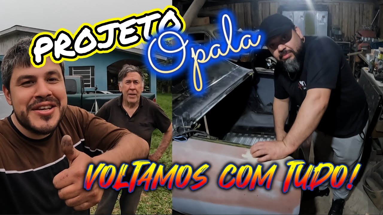 Projeto Opala: Retomamos o Serviço! Porta malas pronto?