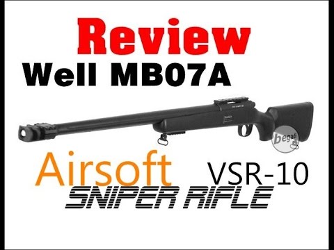 WELL MB07a Airsoft Sniper VSR10 Review