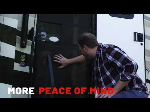 New! Screen Defender Aluminum RV Entry Door Screen - Lippert Components