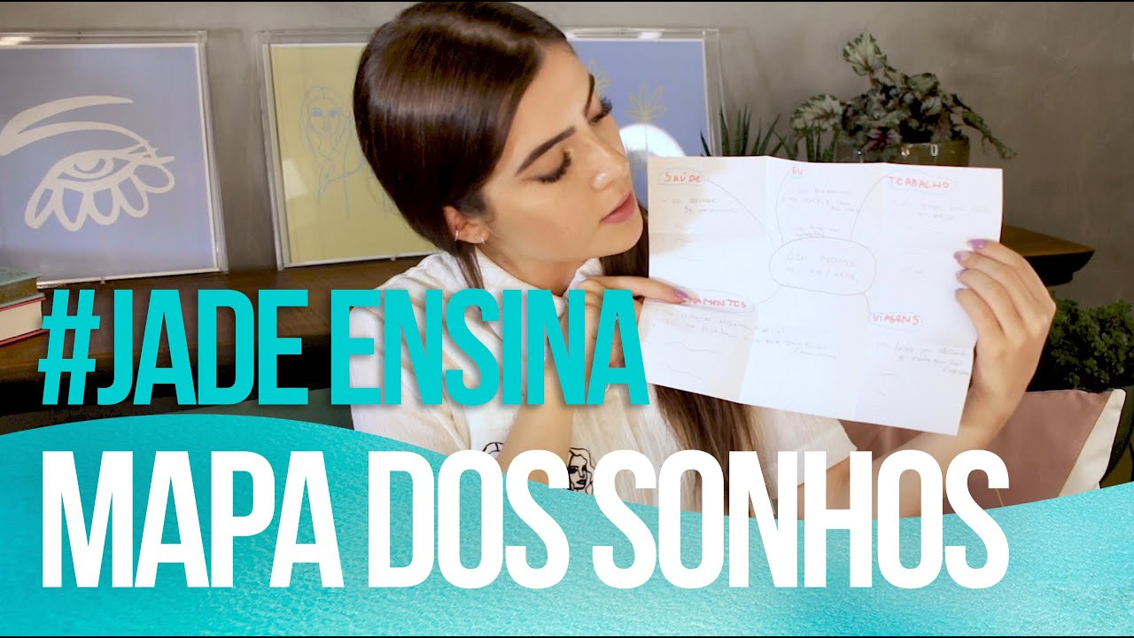 COMO FAZER MAPA DOS SONHOS: ATUALIZADO #JadeEnsina