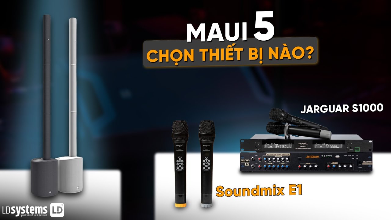 video Bộ Âm Thanh Karaoke LD Systems Maui 5 TVA922024 0