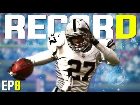 MADDEN 19 CAREER MODE: Close to the ROOKIE RUSHING RECORD! | EP8