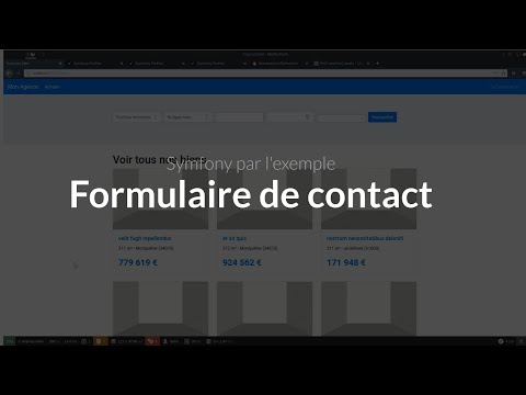 Symfony 4 par l exemple 11 16 Formulaire de contact