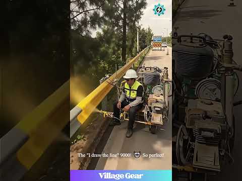 OMG, You Gotta See These LAZY (But GENIUS) Painting Machines! 😂 My Mind is Officially Blown! #road