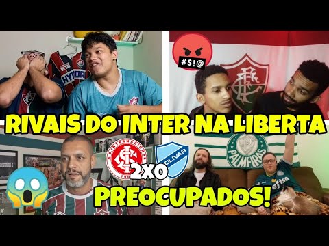REAÇÕES DOS RIVAIS PREOCUPADOS COM O INTER INTERNACIONAL 2X0 BOLIVAR VAMOS RIR