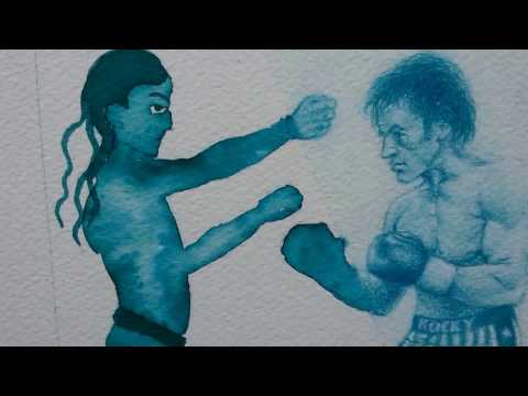 Pugilatore Vs Rocky. Musei Arte Contemoparanea Italiani. Mito Greco Americano