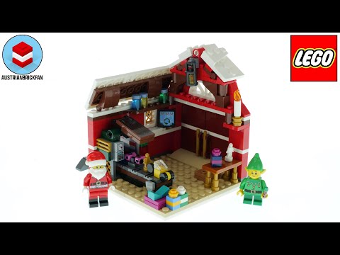 Vidéo LEGO Saisonnier 40565 : L'atelier du Père Noël