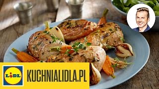 Pieczony kurczak z ziołami prowansalskimi i cytryną - Karol Okrasa - Przepisy Kuchni Lidla