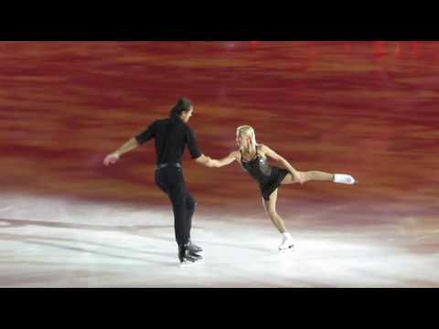 Art on Ice 2018 - Tatiana Volosozhar & Maxim Trankov with Emeli Sandé