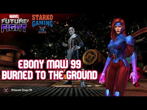 JEAN GREY VS EBONY MAW STAGE 99 | MARVEL FUTURE FIGHT