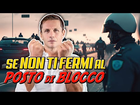 Cosa rischia chi non si FERMA al POSTO di BLOCCO?  | Avv. Angelo Greco