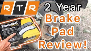 Duralast Gold Ceramic Brake Pad Review! 2 Full Years of HARD Use!