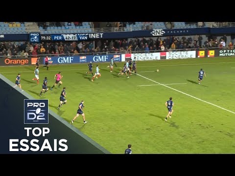 TOP Essais de la J10 – PRO D2 – Saison 2019/2020