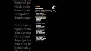 Download lagu lagi trend di tiktok (sabar-sadewok) dhy lyrics mp3 Download lagu lagi trend di tiktok (sabar-sadewok) dhy lyrics mp3