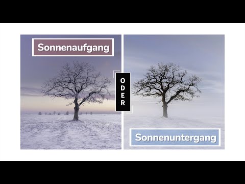 Fotografieren im Schnee. Ein Tag, ein Motiv, 2 komplett unterschiedliche Stimmungen.