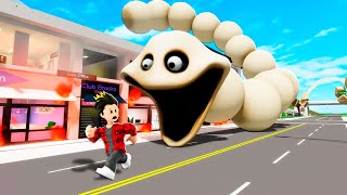 ESCAPEI DA MINHOCA FAMINTA NO BROOKHAVEN RP..