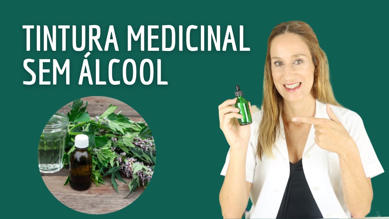 Como fazer TINTURA de plantas medicinais SEM ALCOOL?
