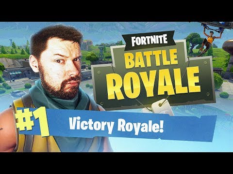 MY FIRST FORTNITE WIN!! w/ Nick28T