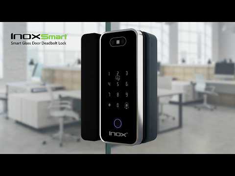 INOX Glass Door Smart Deadbolt Lock