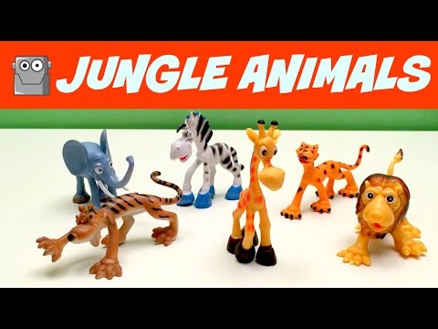 JUNGLE ANIMAL FIGURINES Video