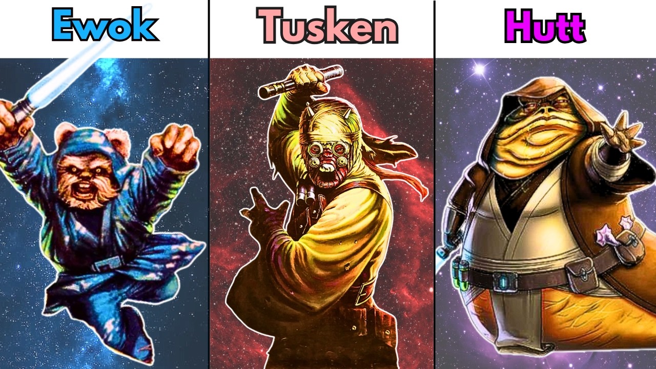 The RAREST ALIEN Jedi Species EXPLAINED in detail