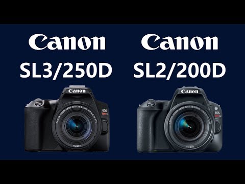 Canon Rebel SL3/EOS 250D vs Canon Rebel SL2/EOS 200D