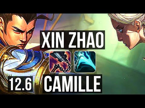 XIN ZHAO vs CAMILLE (TOP) | 9/1/1, 600+ games, Legendary | KR Master | 12.6