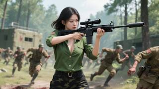 2025最新抗日電影！美女特工突襲日軍基地，無敵槍法槍槍爆頭，將整個軍火庫炸的渣都不剩！！⚔️ 抗日 MMA _ Kung Fu #action  #特工電影 #槍戰  #抗日電影