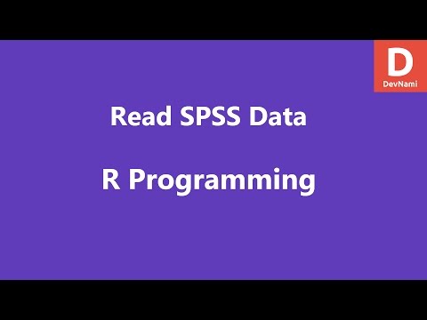Read SPSS Data file into R