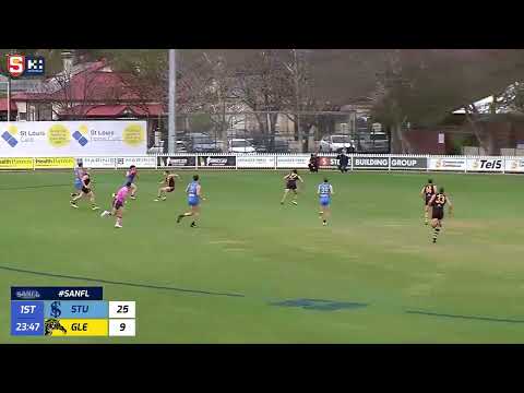 Rd 15 Hostplus SANFL Snapshot - Sturt's Jared Dakin twists & turns through traffic to goal