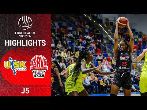HIGHLIGHTS USK PRAGUE 🆚 ESBVA-LM | J5 EUROLEAGUE WOMEN