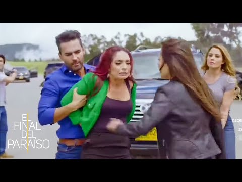 Catalina golpea a La Diabla - El Final Del Paraíso