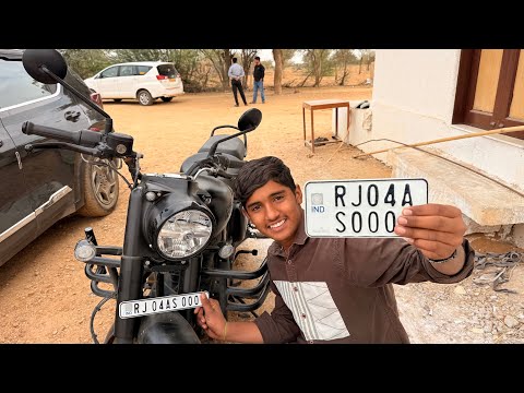 Bullet ki number plate VIP number 😲 !! Day 131