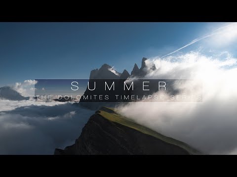Majestic 8K timelapse video shows the beauty of the Dolomites
