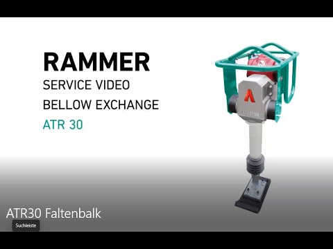 Ammann Rammer ATR 30 Bellow Exchange