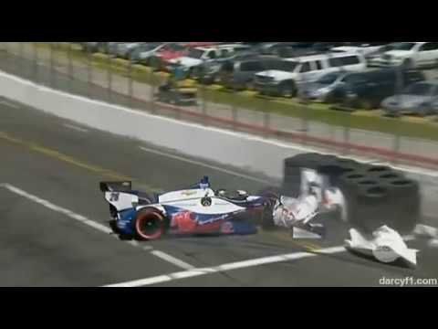 2012 IndyCar @ Long Beach - Andretti Airborne Crash