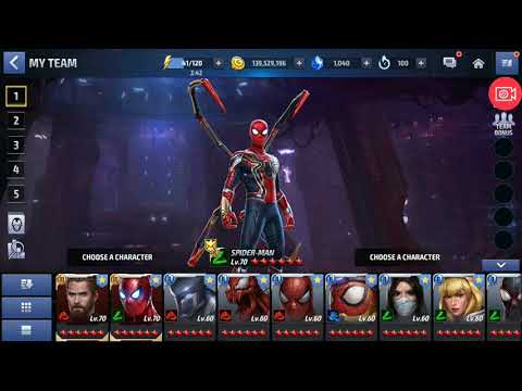 Shadowland Solo T3 Spider-Man Infinity War vs. Black Order Rumble Floor 29 Marvel Future Fight