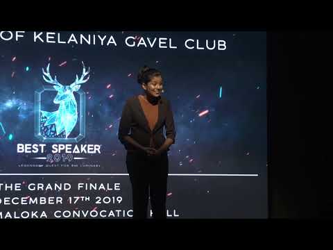 Aloka Abeysirigunawardana - Choon Paan - Best Speaker 2019