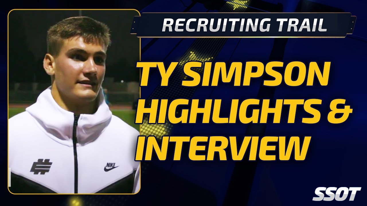 Alabama QB commit Ty Simpson of of Westview High School Talks to the Recruiting Trail