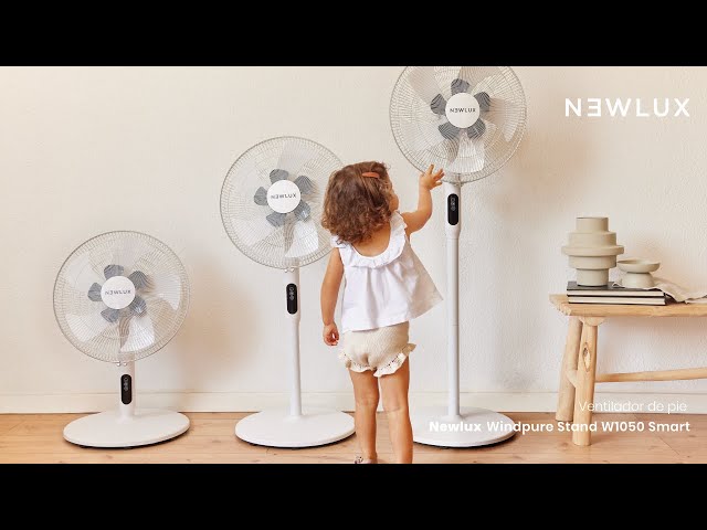 Newlux Smart W1050 Ventilador de Pie 3 en 1 50W Blanco video
