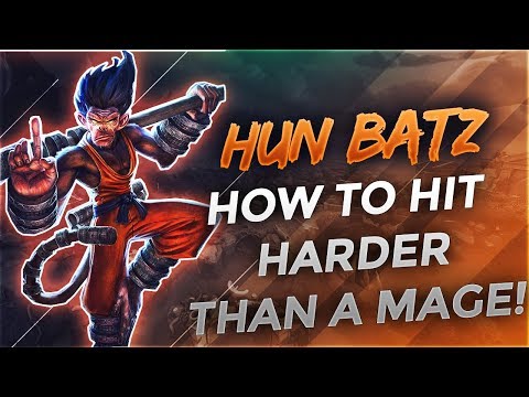 Hun Batz - MY FAVORITE HUN BATZ BUILD !! HITTING LIKE A MAGE - Smite (jungle)