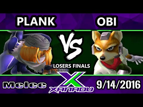 S@X 167 - Obi (Fox) Vs. Plank (Shiek) SSBM Losers Finals - Smash Melee