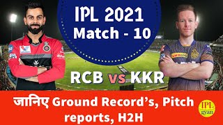 RCB VS KKR Head to Head Stats | IPL 2021 Match 10
