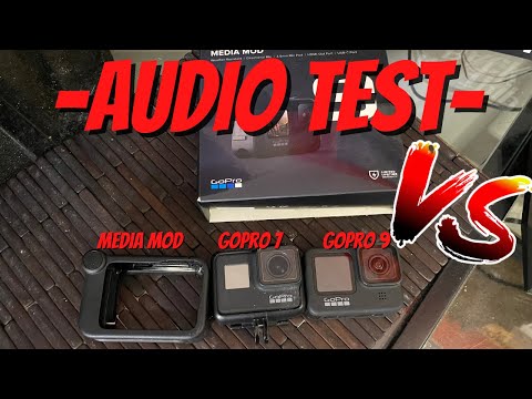 Is GoPro Media Mod Worth it | GoPro 7 vs 9 vs Media Mod Audio Check