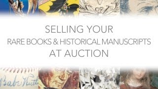 Heritage Auctions (HA.com) -- Selling Your Rare Books & Historical Manuscripts at Heritage Auctions
