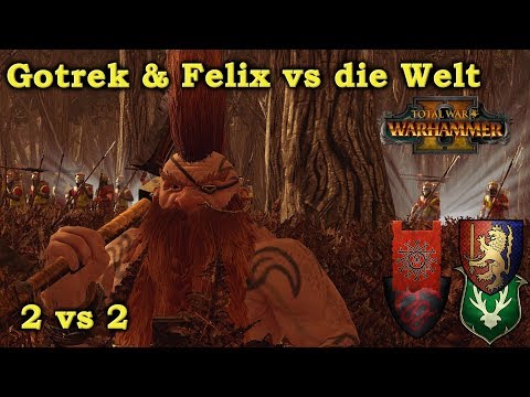 2 vs alle! Gotrek & Felix gegen die Welt! - Total War: Warhammer 2 Deutsch