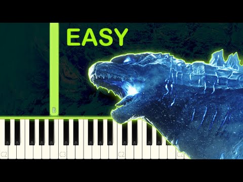 NEW GODZILLA THEME | Godzilla vs Kong - EASY Piano Tutorial