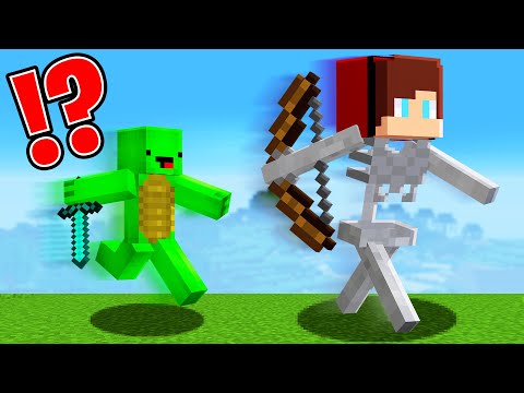 Speedrunner vs Hunter, But I Can Transform in Minecraft - Maizen JJ and Mikey