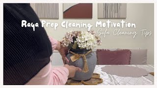 Raya Prep Cleaning Motivation | A year of Corvan K9 Vacuum ✨Sofa Cleaning Tips • DIY Match Striker🌷